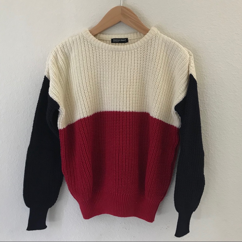 American Apparel Fisherman Pullover Sweater.